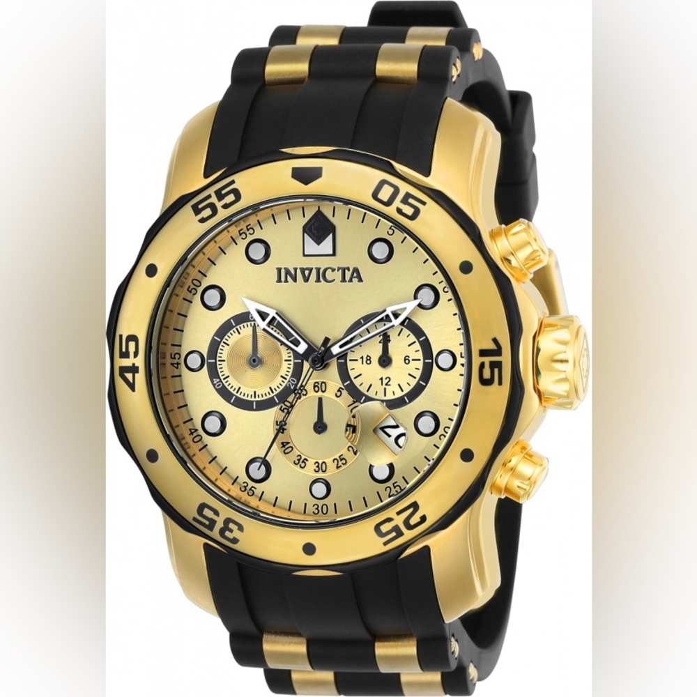 INVICTA Pro Diver SCUBA Watch - 48mm, Gold, Black